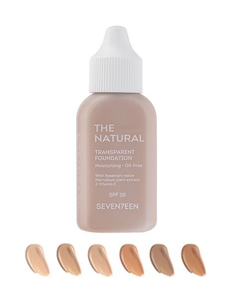 Seventeen Fond Ten The Natural Transparent Foundation SPF20 35ml