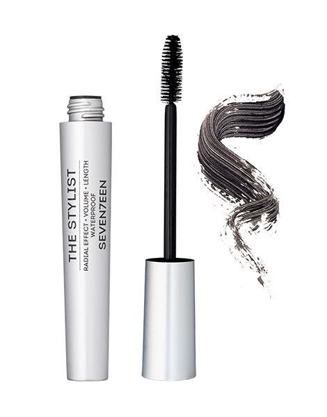 Seventeen Mascara The Stylist 01 Jet Black Waterproof 9ml textura