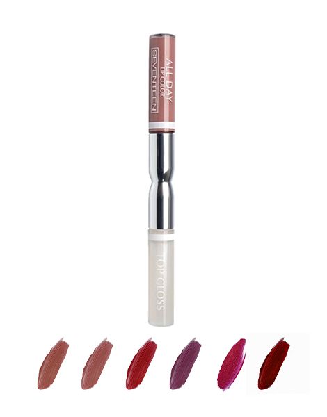 Seventeen Ruj Rezistent All Day Lip Color&Top Coat Nude 3.5ml