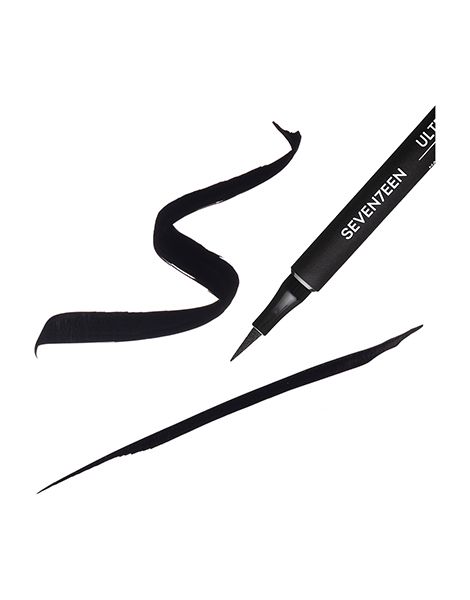 Seventeen Tus Ochi Ultra Black Jet Liner Waterproof 1ml textura