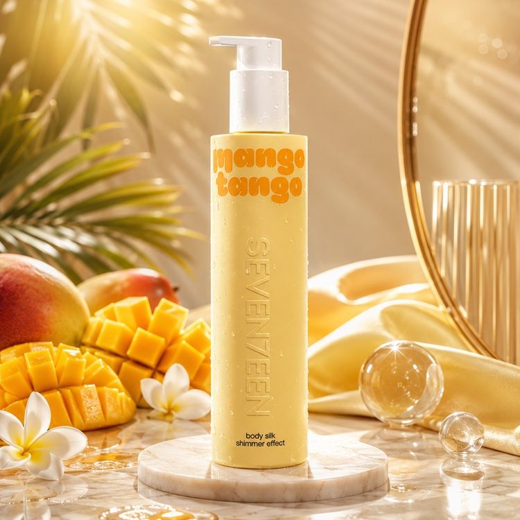 Seventeen Body Silk Mango Tango Lotiune de corp cu particule stralucitoare 250ml