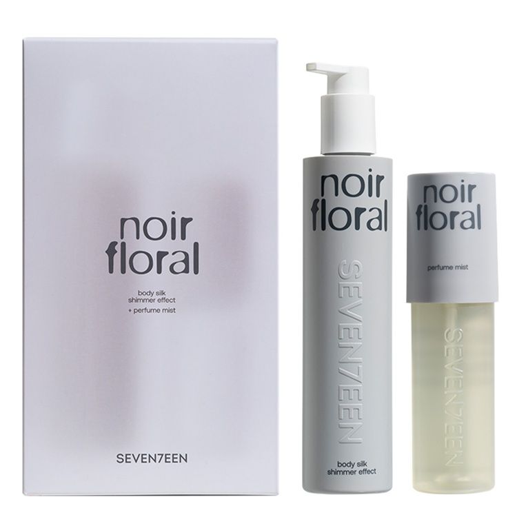 Seventeen Body Silk Noir Floral Lotiune de corp cu particule stralucitoare 250ml