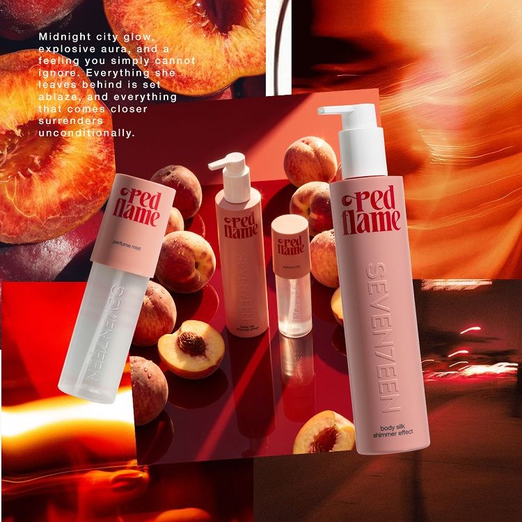 Seventeen Body Silk Red Flame Perfume Mist & Lotion