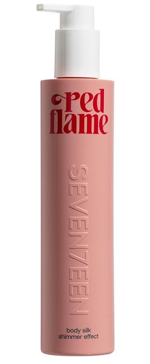 Seventeen Body Silk Red Flame Lotiune de corp cu particule stralucitoare 250ml