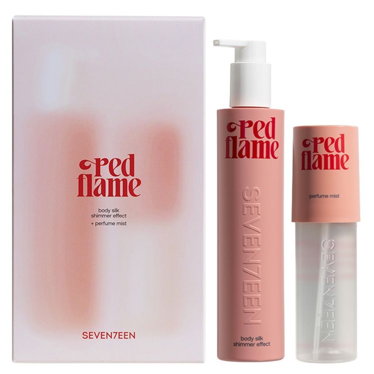 Seventeen Body Silk Red Flame Lotiune de corp cu particule stralucitoare 250ml