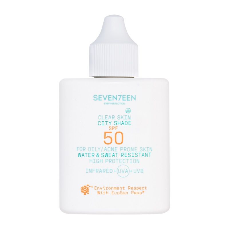 Seventeen Clear Skin City Shade Crema de Fata cu Protectie Solara Ten Gras/Acneic SPF50 35ml