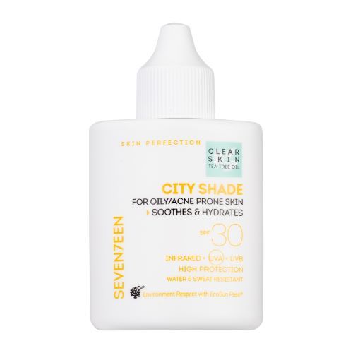 Seventeen Clear Skin City Shade Crema de Fata cu Protectie Solara Ten Gras/Acneic SPF30 35ml