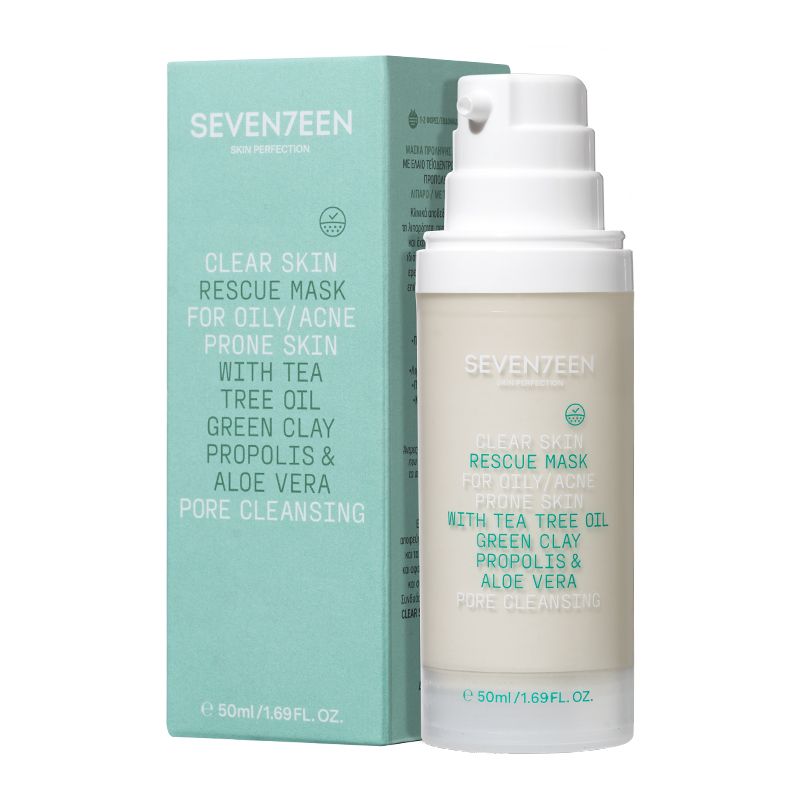 Seventeen Clear Skin Rescue Mask Masca Fata pentru Ten GrasAcneic 50ml