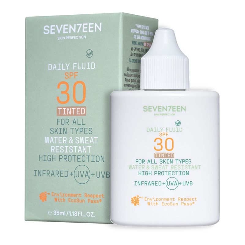 Seventeen Crema de Fata Colorata cu Protectie Solara Daily Fluid SPF30 Tinted 35ml