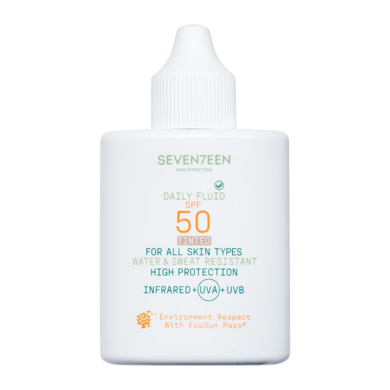 Seventeen Crema de Fata Colorata cu Protectie Solara Daily Fluid SPF50 Tinted 35ml
