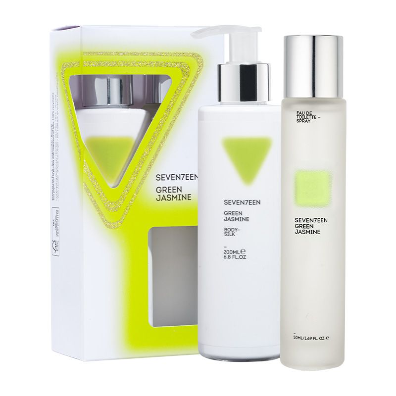 Seventeen Green Jasmine Set (Apa de toaleta 50ml + Lotiune de Corp Body Silk 200ml)