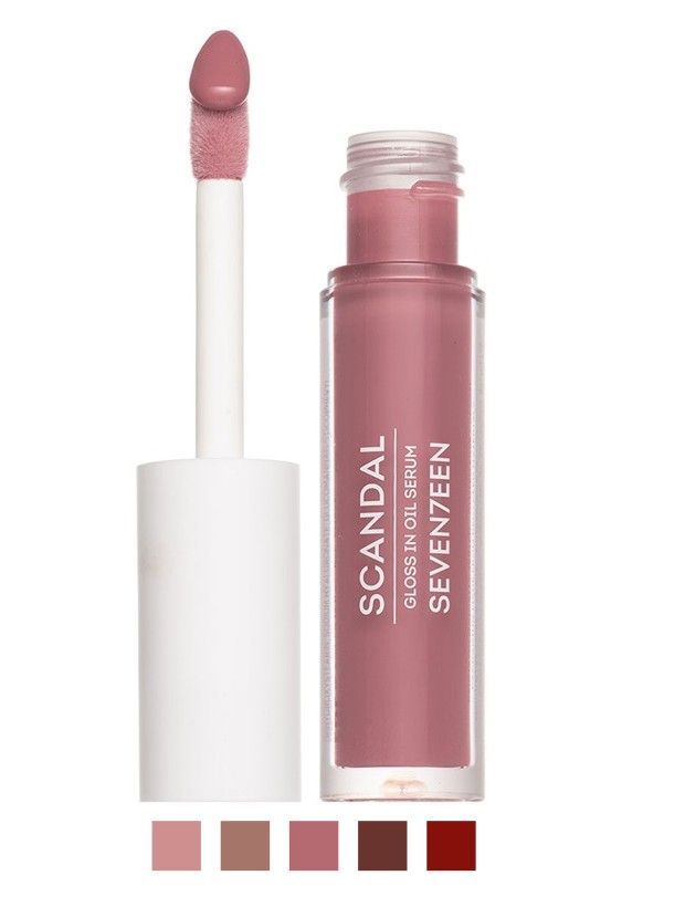 Seventeen Luciu de buze Scandal Gloss in Oil Serum nuante