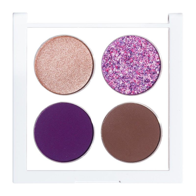 Seventeen Paleta Fard de Ochi Vibrant Eyes Quad Eyeshadow Palette 03 Purple Pop 7.6g