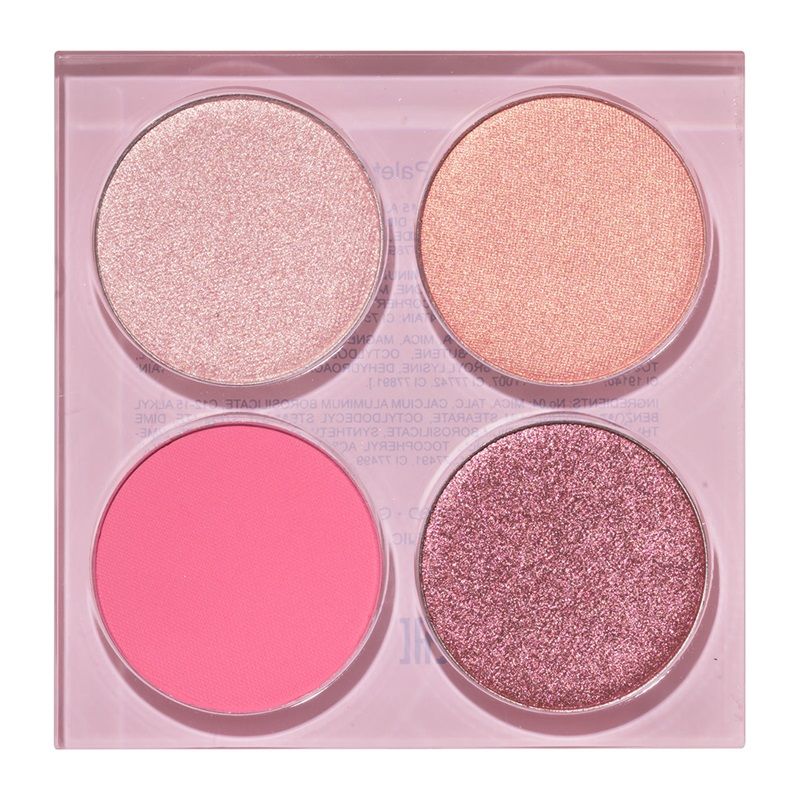 Seventeen Paleta Fard de Ochi Vibrant Eyes Quad Eyeshadow Palette 05 Rosy Nude 7.6g