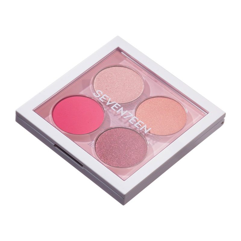 Seventeen Paleta Fard de Ochi Vibrant Eyes Quad Eyeshadow Palette 05 Rosy Nude 7.6g