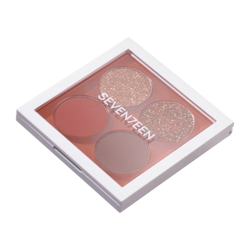 Seventeen Paleta Fard de Ochi Vibrant Eyes Quad Eyeshadow Palette 06 Warm Sunset 7.6g