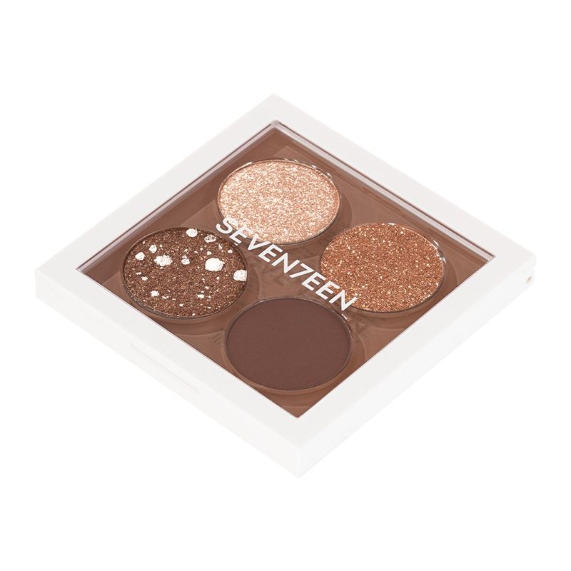 Seventeen Paleta Fard de Ochi Vibrant Eyes Quad Eyeshadow Palette 09 Pink Love 7.6g