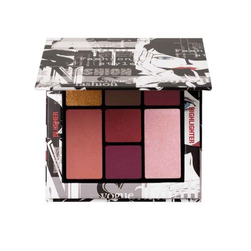 Seventeen Paleta Fard si Iluminator Cherry Plum 12g