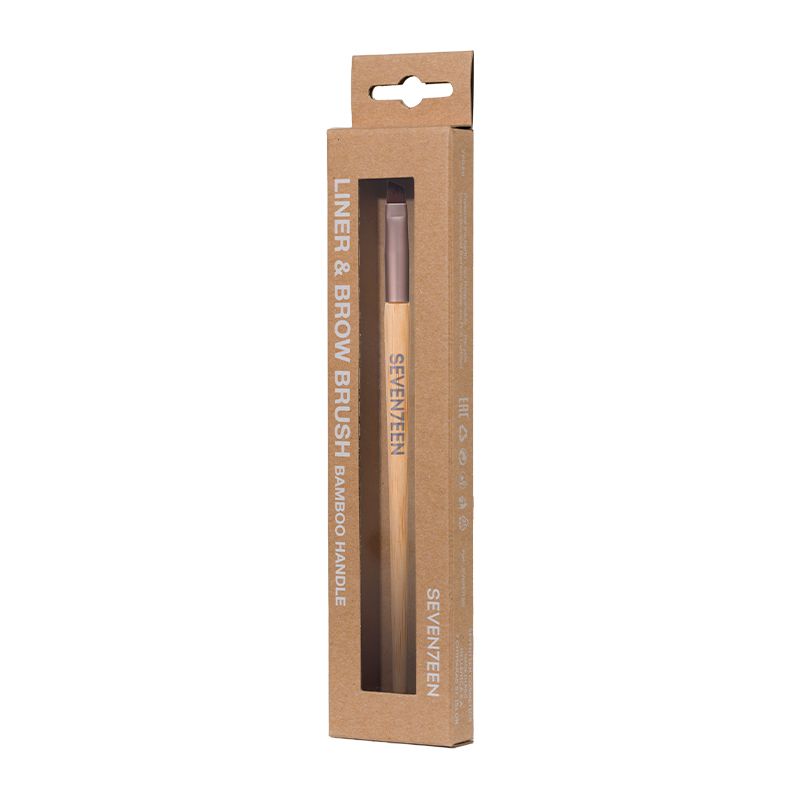 Seventeen Pensula Liner&Brow Brush Bamboo Handle