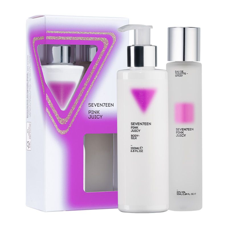 Seventeen Pink Juicy Set (Apa de toaleta 50ml + Lotiune Corp Body Silk 200ml)
