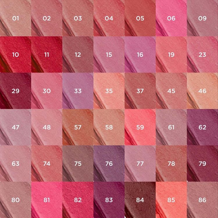 Seventeen Ruj Matte Lasting Lipstick SPF15 5g swatches