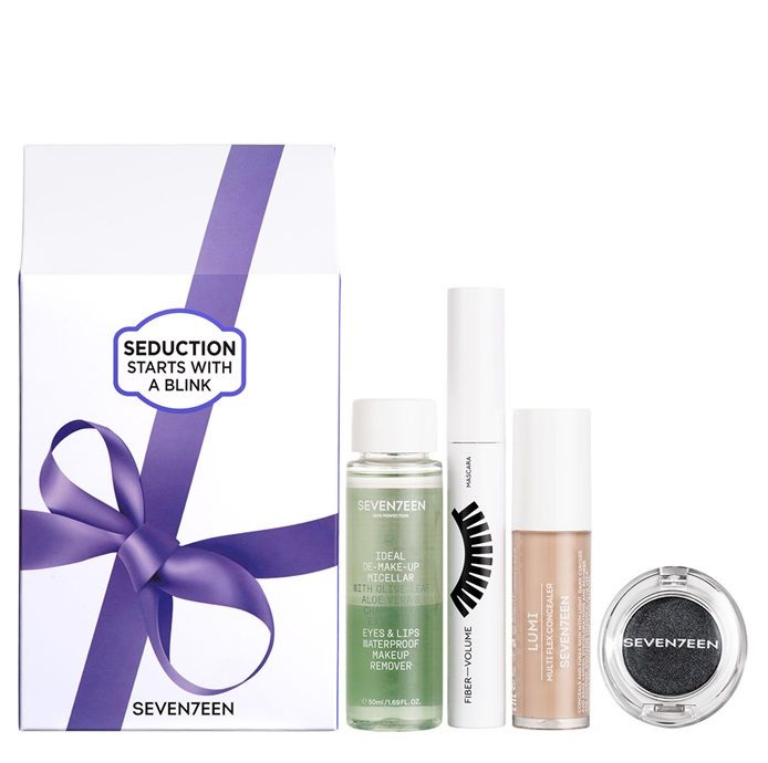 Seventeen Seduction Starts With A Blink Set (Mascara + Concealer + Demachiant + Fard ochi)
