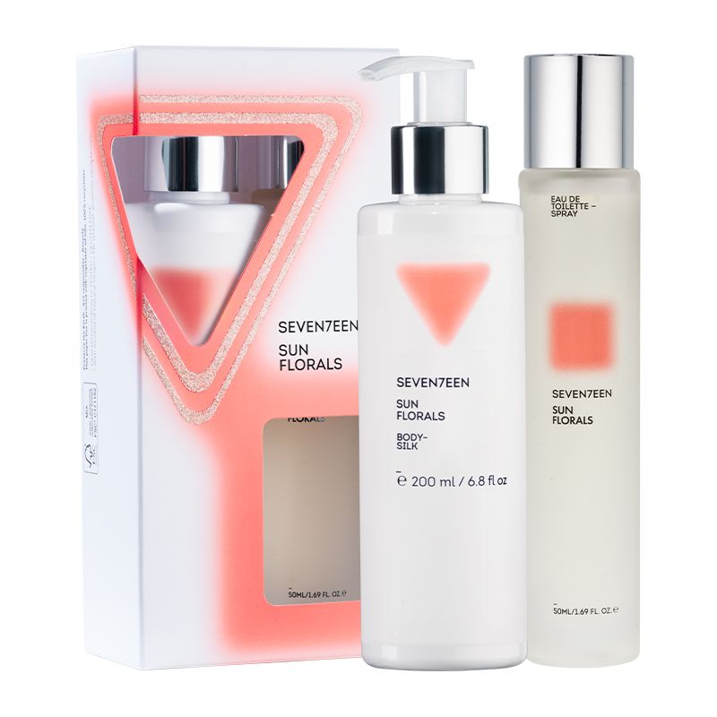 Seventeen Sun Florals Set (Apa de toaleta 50ml + Lotiune de Corp Body Silk 200ml)