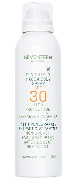 Seventeen Sun Shield Face&Body Spray Spray cu Protectie Solara SPF30 200ml