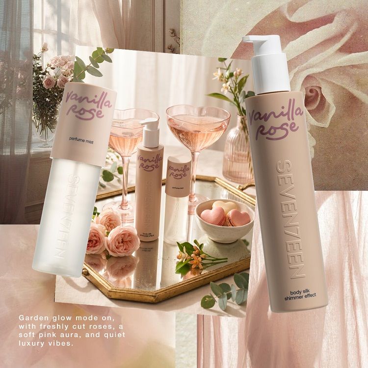 Seventeen Vanilla Rose Perfume Mist&Lotion