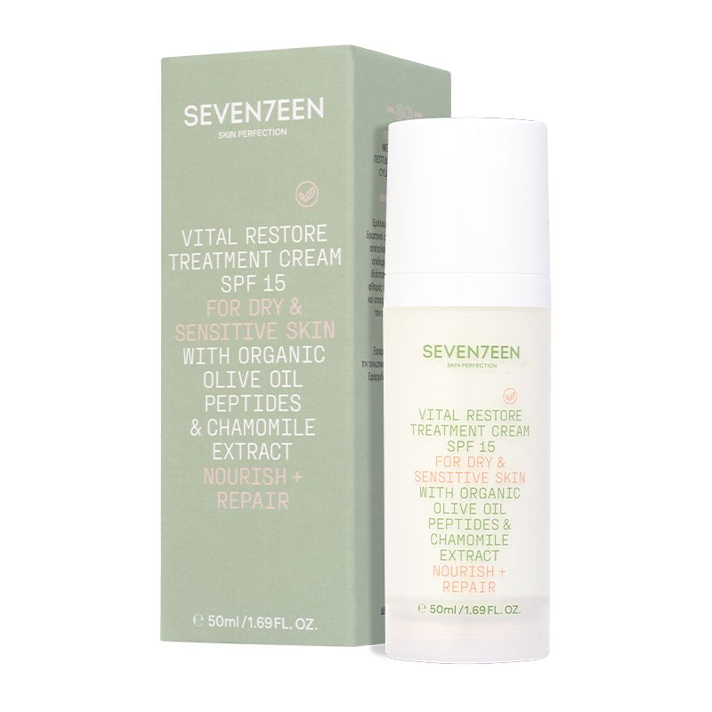 Seventeen Vital Restore Treatment Cream Crema Fata Ten Uscat/Sensibil SPF15 50ml