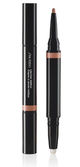 Shiseido Creion de buze 2in1 InkDuo Prime + Line 02 Nude Beige 1.1g