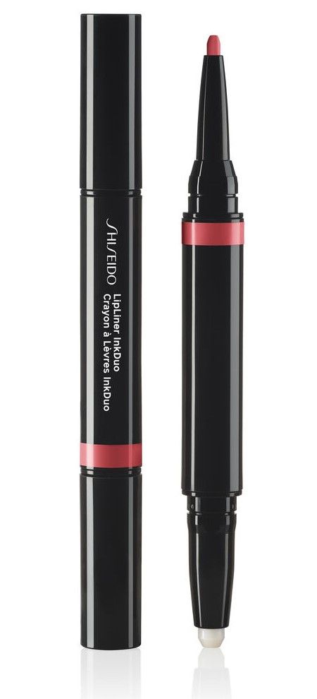 Shiseido Creion de buze 2in1 InkDuo Prime + Line 04 Rosewood 1.1g