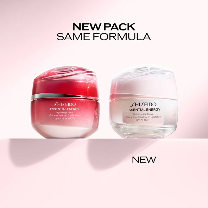 Shiseido Essential Energy Hydrating Crema de zi SPF20 ambalaj nou