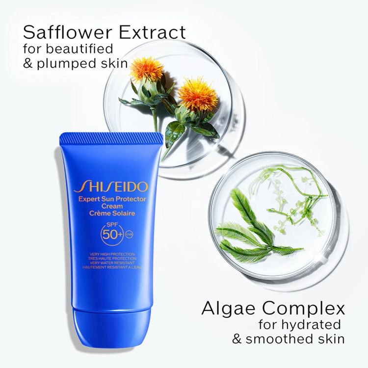 Shiseido Expert Sun Protector Cream Crema cu protectie solara SPF50+ ingrediente active