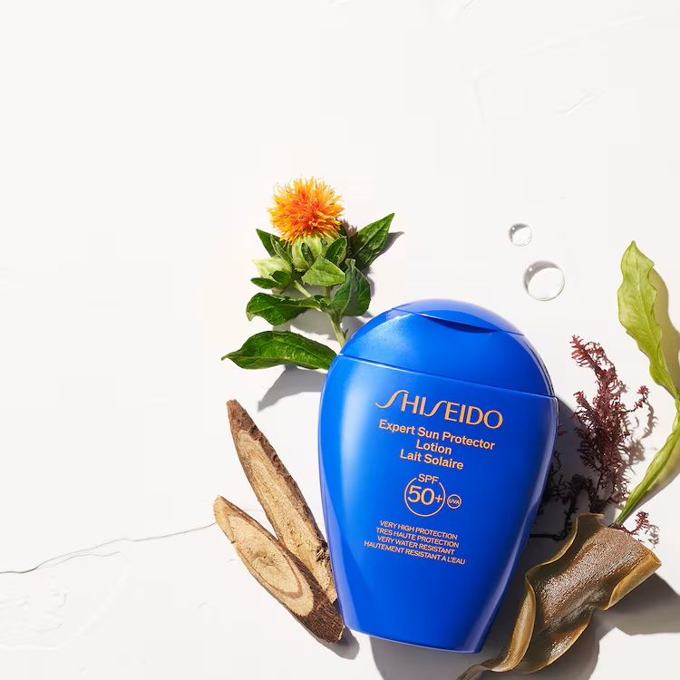 Shiseido Expert Sun Protector Lotion Crema cu protectie solara SPF50+ prezentare
