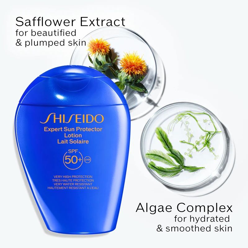Shiseido Expert Sun Protector Lotion Crema cu protectie solara SPF50+ formula si efect