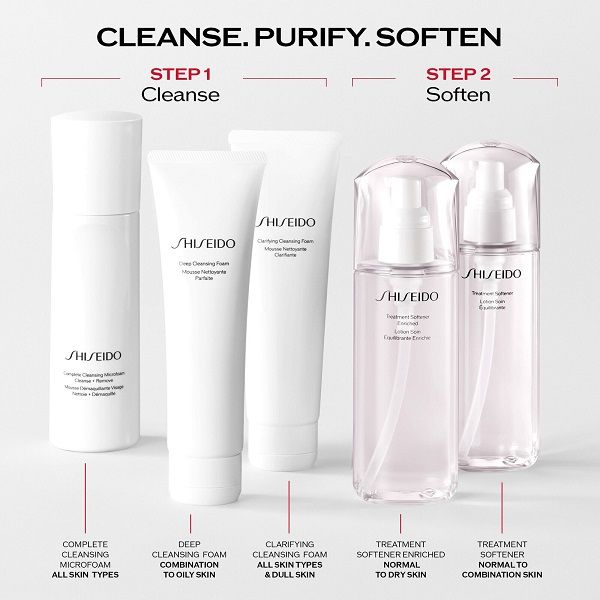 Shiseido ritual complet curatare ten