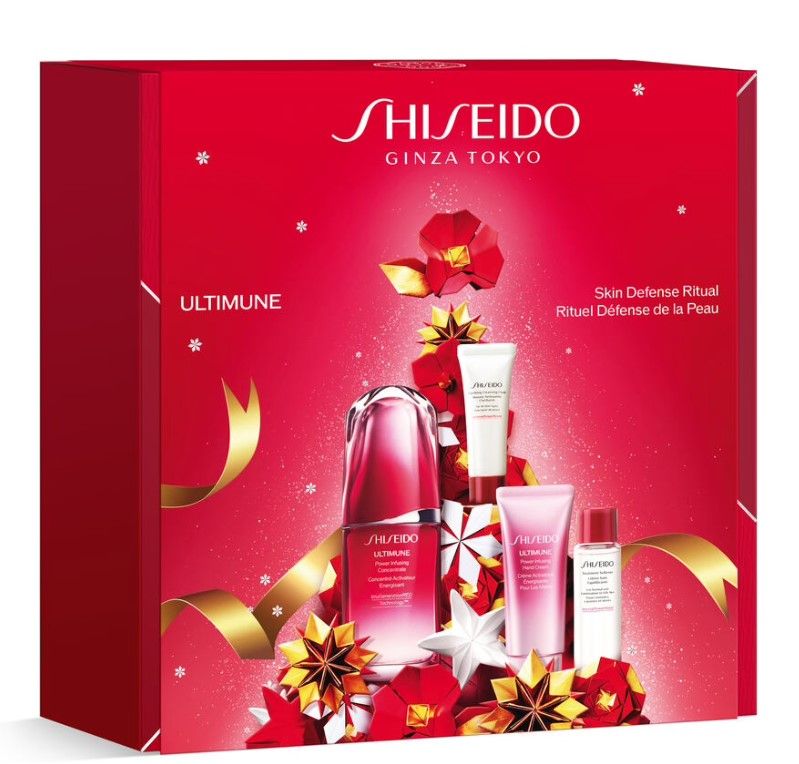 Shiseido Ultimune Power Infusing Set (Ser + Spuma curatare + Lotiune Hidratanta + Crema de maini)