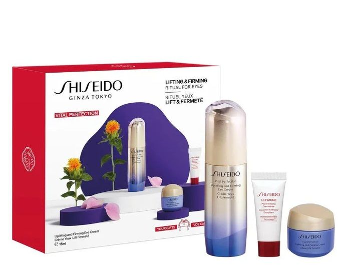 Shiseido Vital Perfection Set (Crema de ochi 15ml + Crema de zi 15ml + Ser 5ml)