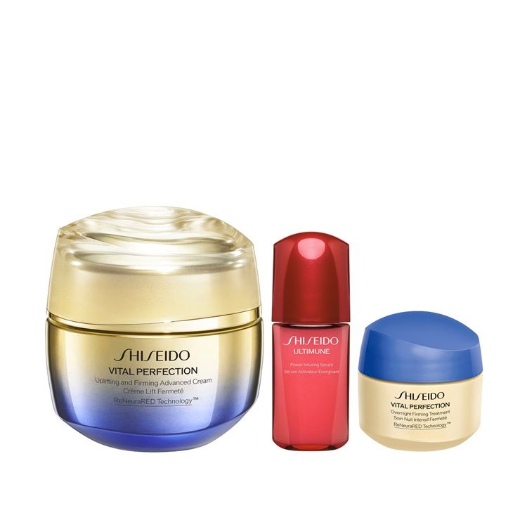 Shiseido Vital Perfection Set (Crema de zi 50ml + Crema de noapte 15ml + Ser Ultimune 10ml)