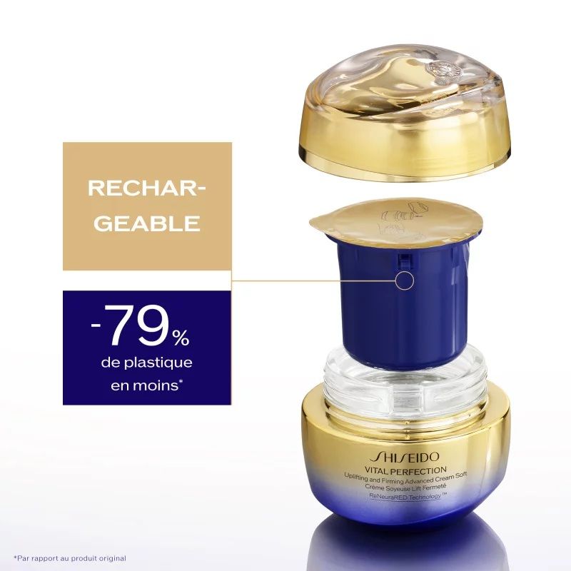 Shiseido Vital Perfection Uplifting And Firming Advanced Soft Cream Refill Rezerva Crema pentru ten normal/combinat, matur 50ml