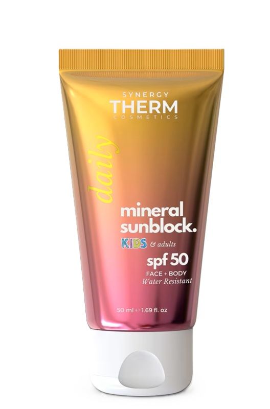 Synergy Therm Daily Mineral Sunblock Crema cu Protectie Solara SPF50 50ml
