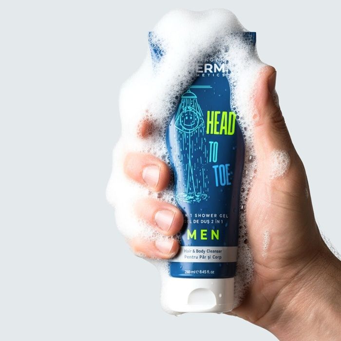 Synergy Therm Men Hair&Body Cleanser Gel de dus 2in1 pentru barbati 250ml
