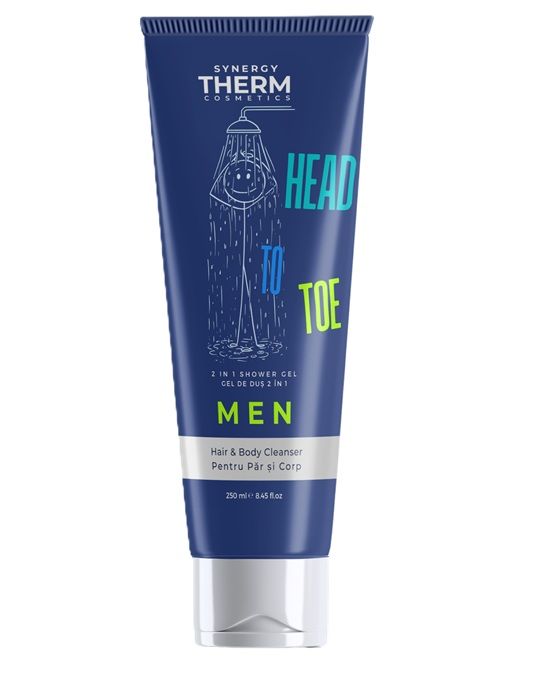 Synergy Therm Men Hair&Body Cleanser Gel de dus 2in1 pentru barbati 250ml