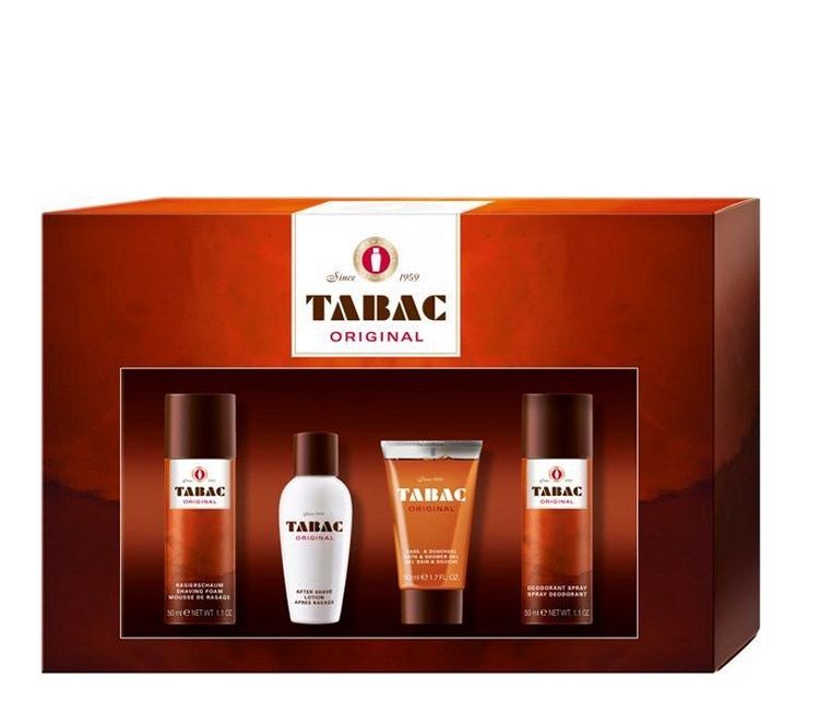 Tabac Original Set (Lotiune aftershave 50ml + Deodorant spray 50ml + Spuma ras 50ml + Gel de dus 50ml)