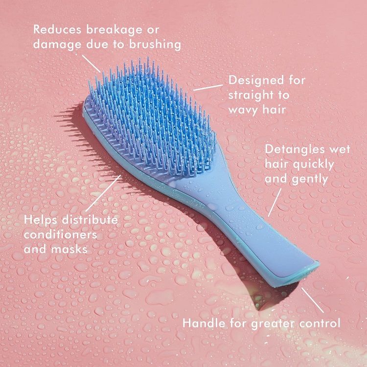 Tangle Teezer Perie de Par The Wet Detangler Denim Blue 