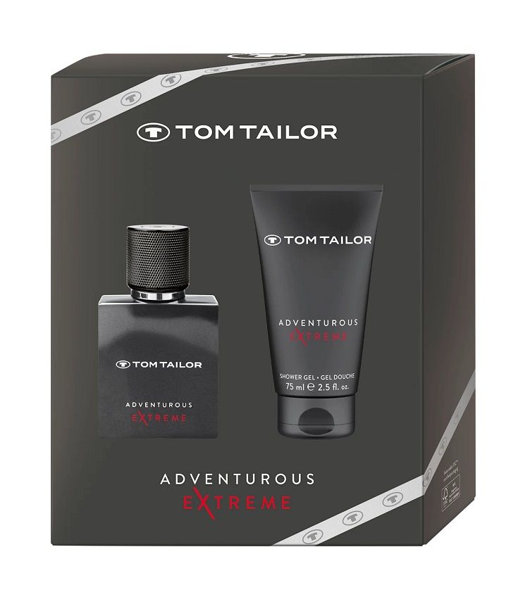 Tom Tailor Adventurous Extreme Set (Apa de toaleta 30ml + Gel de dus 75ml)