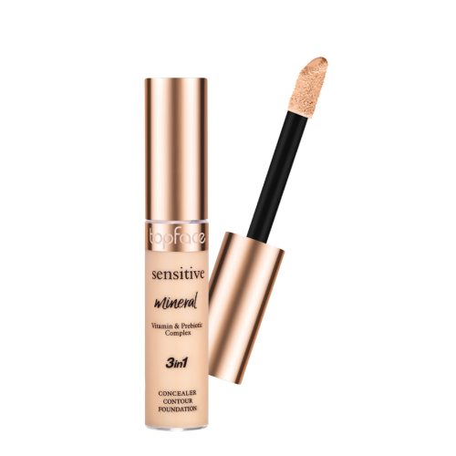 Topface Corector Sensitive Mineral 3in1 Concealer 002 Rose Beige 12ml