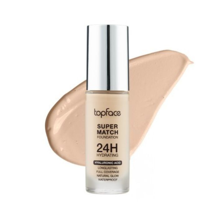 Topface Fond de Ten Super Match 24H Hydrating 001 Ivory Nude 30ml