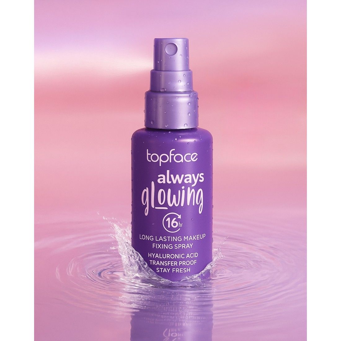 Topface Spray Fixare Machiaj Always Glow 16h 100ml